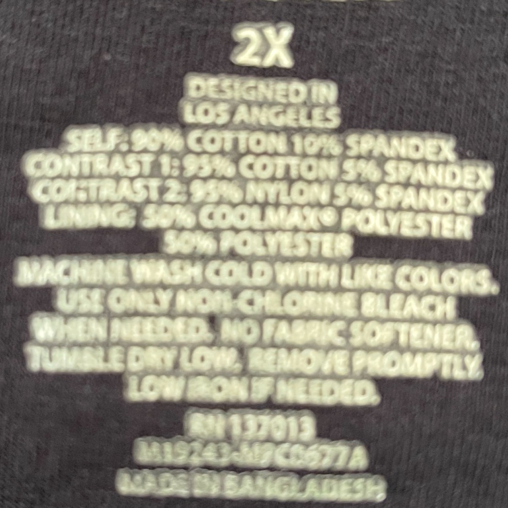 New! Very. Nice Womens Navy Tie-Dye Marika Capris. 
Size 2X. NWOT! - Picture 3 of 6